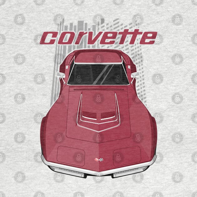 Corvette C3 - Maroon by V8social